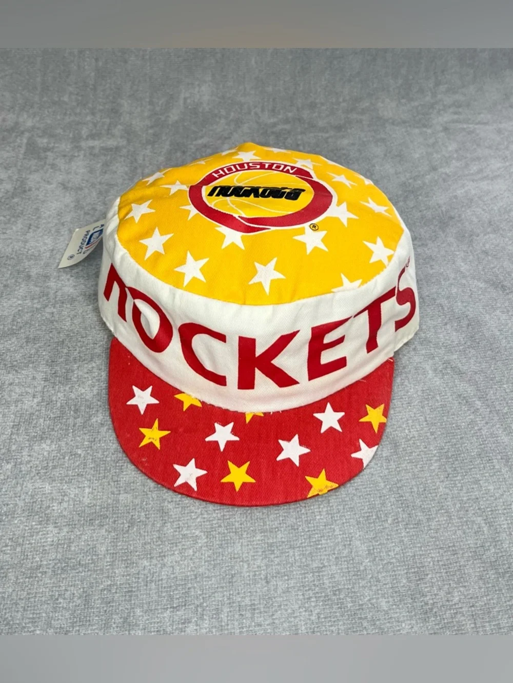 Kids NBA Houston Rockets Bucket Stretch Hat 1990’s Vintage